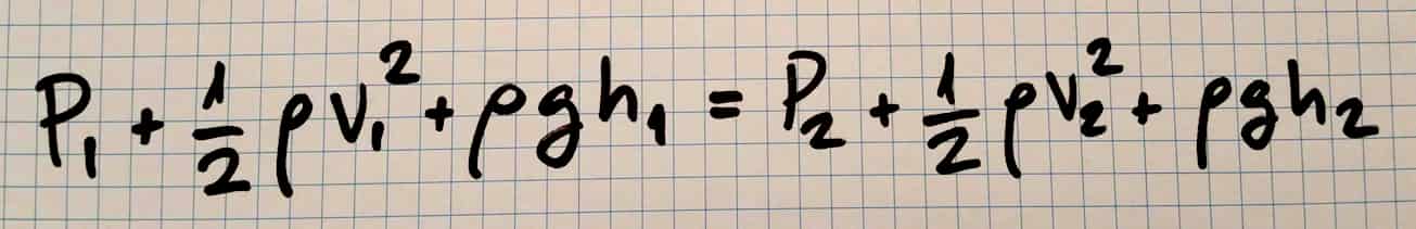 Flow and Temperature Compensation Formula Bernoullis principle